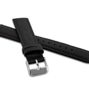 Černý polstrovaný řemínek LAVVU BISON z luxusní kůže Top Grain – 18