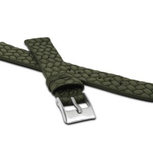Zelený řemínek s propleteným vzorem LAVVU TWIST z luxusní kůže Top Grain – 20