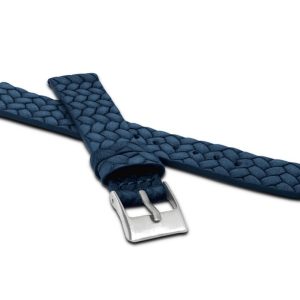 Modrý řemínek s propleteným vzorem LAVVU TWIST z luxusní kůže Top Grain – 20