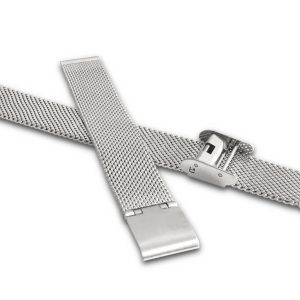 Stříbrný kovový tah MINET MESH Band Silver – 16