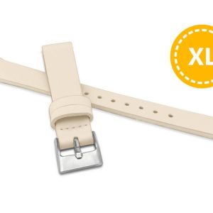 Prodloužený béžový řemínek MINET XL z luxusní kůže Top Grain – 16 – XL