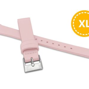 Prodloužený růžový řemínek MINET XL z luxusní kůže Top Grain – 16 – XL