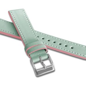 Mentolový prošitý řemínek MINET SLIM z luxusní kůže Top Grain – 14