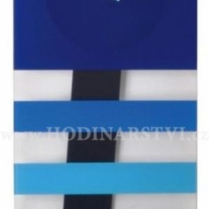 Hodiny NEXTIME 2855bl BOLD STRIPES 38x19cm