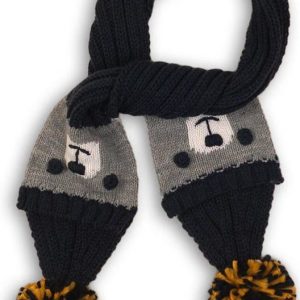 Šála zimní pletená, Minoti, ARROW 15, tmavě modrá – 0-12m