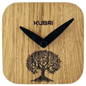 KUBRi 0032A – Miniaturní dubové hodiny se stromem života