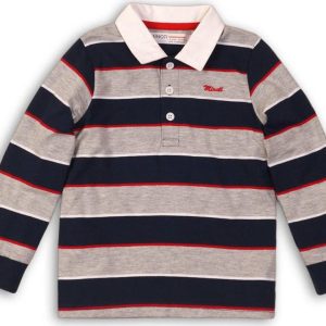 Tričko chlapecké POLO bavlněné s dlouhým rukávem, Minoti, DEPT 1, kluk – 80/86 | 12-18m