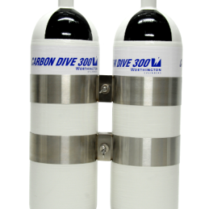 Worthington Karbonový Twin Set 2×12 L, 300 Bar