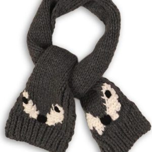 Šála zimní pletená, Minoti, LIMIT 22, šedá – 0-12m