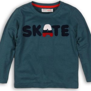 Tričko chlapecké bavlněné s dlouhým rukávem, Minoti, SKATE 1, kluk – 68/80 | 6-12m