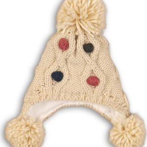 Čepice zimní dívčí, Minoti, TRIP 22, béžová – 92/98 | 2/3let