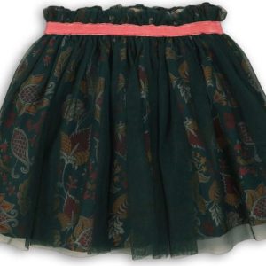 Sukně dívčí, Minoti, VELVET 8, zelená – 68/80 | 6-12m