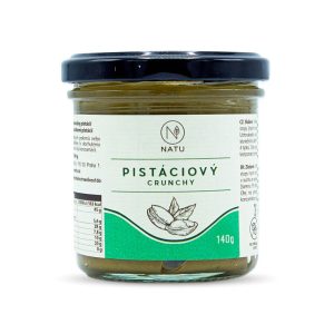 NATU Pistáciový krém crunchy 140g