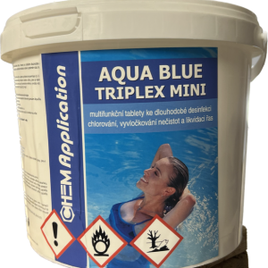 Triplex tablety MINI 3kg (po 20g) – chlor trio (kombi tablety) AQUA BLUE