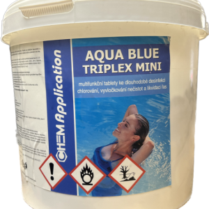 Triplex tablety MINI 5kg (po 20g) – chlor trio (kombi tablety) AQUA BLUE