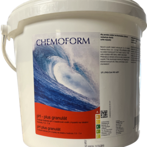 PH plus 5kg  – zvýšení pH v bazénu – ph+, granulát, CHEMOFORM