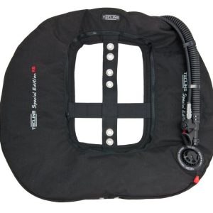 Tecline Donut 22 Special Edition Rebreather, černá (22kg/50lbs) – Volitelná Délka Inflátorové Hadice