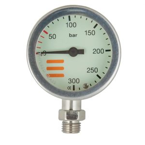 Manometr Tecline 300 Bar 52 Mm Nikl – Pouze Hlava