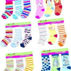 dětské kojenecké ponožky (2/3r.), Pidilidi, PD111, mix – 92/98 | 2/3let