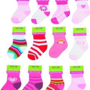 Kojenecké ponožky dívčí (6 až 12m), Pidilidi, PD503, holka – 68/80 | 6-12m