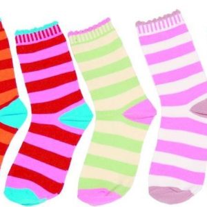 Dětské pruhované ponožky, Pidilidi, PD511, holka – 14-15