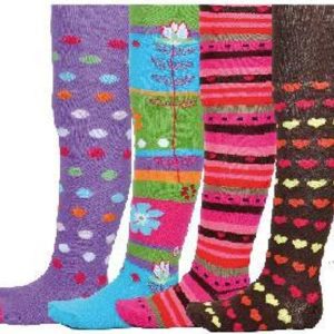 punčochy dívčí, Bugga, PD550, mix 4 ks, LZE OBJEDNAT POUZE CELÉ BALENÍ 4 KS – 86/92 | 18-24m