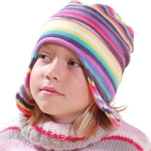 čepice dívčí fleezová, Bugga, PD621, mix – 92 | 2roky