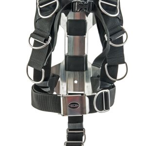 Tecline Postroj Comfort (nastavitelný) + Backplate Mini 3mm (nerez), Typ H