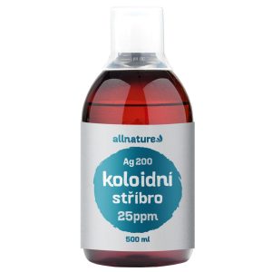 Allnature Koloidní stříbro Ag200 – 25 ppm 500 ml