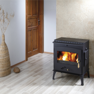 Krbová kamna HAAS+SOHN ARKTIC 12 s plotýnkou, černá