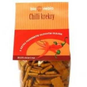 bio*nebio Chilli krekry s olivovým olejem 130 g BIO