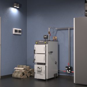 Kotel na dřevo DEFRO HEAT FIREWOOD PLUS 12 kW