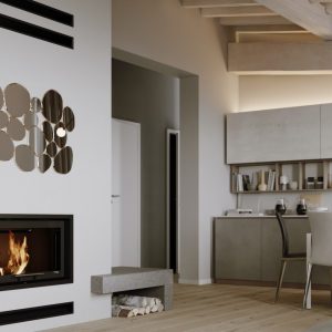 Krbová vložka Defro Home IMPULS SM G světlá keramika