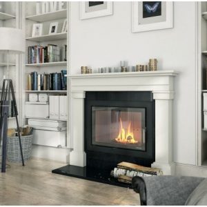 Teplovodní krbová vložka Defro Home NAVI ME světlá keramika