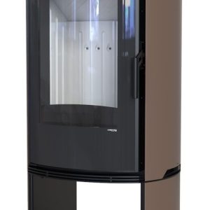 Krbová kamna Defro Home ORBIS LOG černá