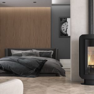 Krbová kamna Defro Home OVAL bílá