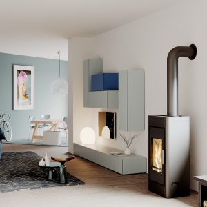 Krbová kamna Defro Home SOLUM černá