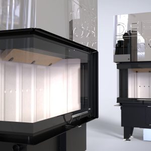 Krbová vložka Defro Home INTRA SM BL SLIM G světlá keramika