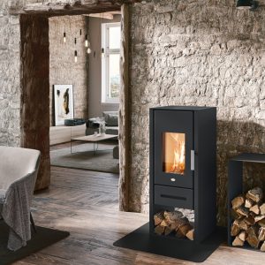Krbová kamna Eva Calor Livia černá