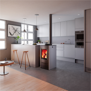 Krbová kamna HAAS+SOHN FIREPOT bílá