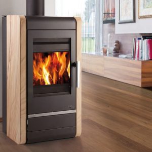 Krbová kamna HAAS+SOHN AVESTA přírodní kámen Woodstone Prestige