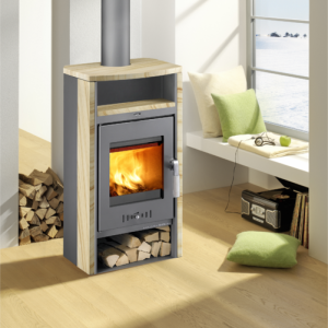 Krbová kamna HAAS+SOHN LIVORNO antracit/brownstone