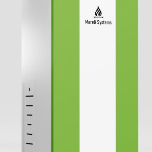 Peletový kotel Mareli Systems Ecostar Auto 24 kW levé