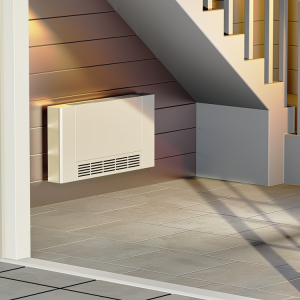 Mareli Systems Fan Coil AMG 1090 s termostatem černý, pravý