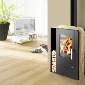 Krbová kamna HAAS+SOHN NORDBY Černá/Denim Blue