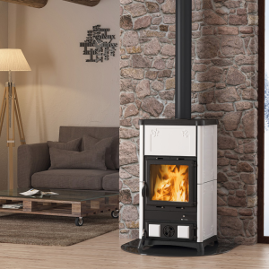 Krbová kamna La Nordica Fedora bílá