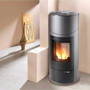 Peletová kamna HAAS+SOHN HSP 7 II GRANDE RLU DE LUXE červená