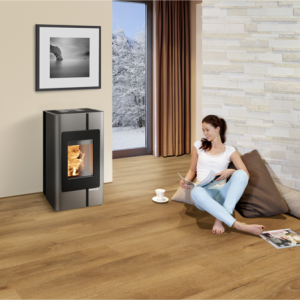 Peletová kamna HAAS+SOHN HSP VIANO antracit/černá