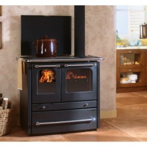 Sporák na tuhá paliva La Nordica TermoSovrana D.S.A. bílý smalt