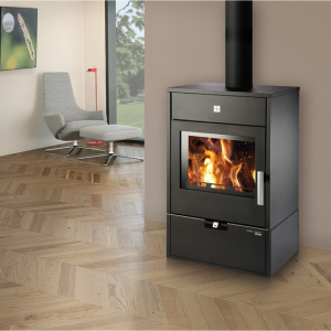 Krbová kamna HAAS+SOHN WERFEN 9 s výměníkem, černá